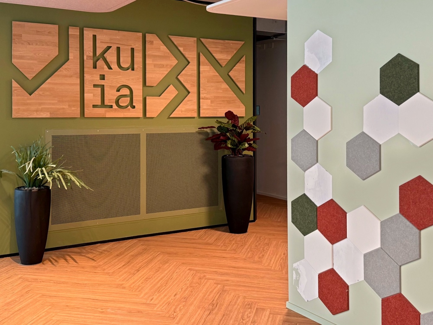 Espace d'accueil du bâtiment kuia